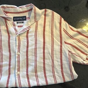 Abercrombie casual short sleeved button up